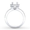 Thumbnail Image 2 of Previously Owned Diamond Ring Setting 1/3 ct tw Round-cut 14K White Gold