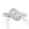 Thumbnail Image 1 of Previously Owned Ever Us Two-Stone Ring 1 ct tw Diamonds 14K White Gold