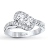 Thumbnail Image 4 of Previously Owned Ever Us Two-Stone Ring 1 ct tw Diamonds 14K White Gold