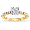 Thumbnail Image 3 of Previously Owned Diamond Ring Setting 1/5 ct tw Round-cut 14K Yellow Gold