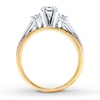 Thumbnail Image 2 of Previously Owned Diamond Ring Setting 1/8 ct tw Round-cut 14K Two-Tone Gold