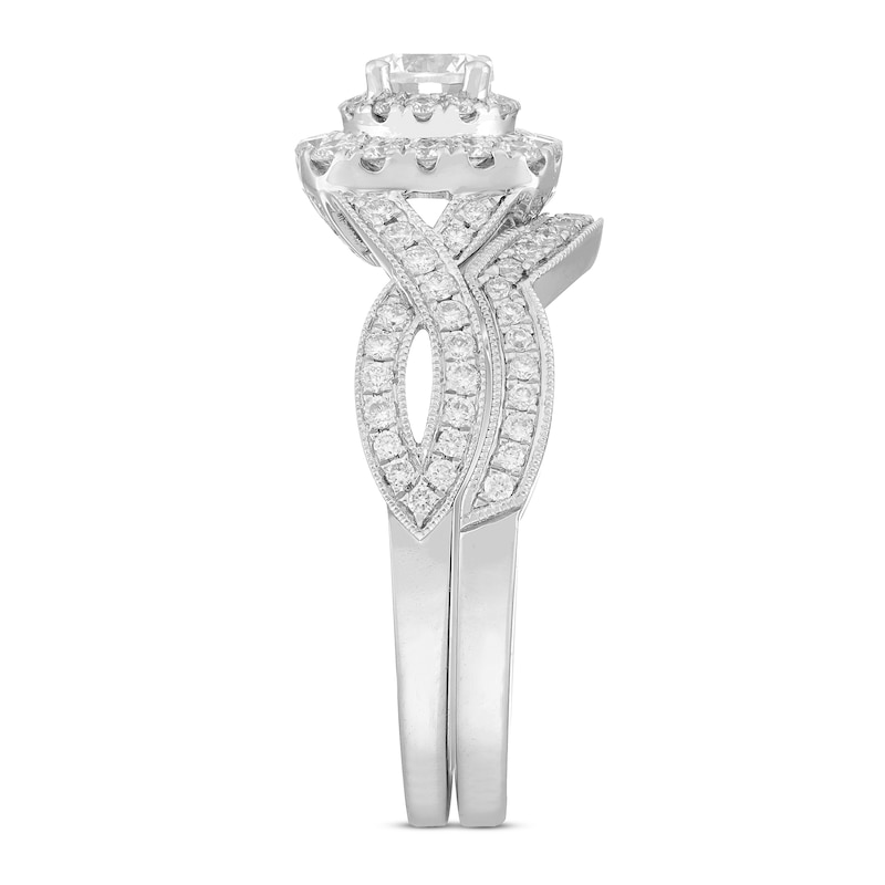 Main Image 2 of Previously Owned Neil Lane Bridal Set 7/8 ct tw Diamonds 14K White Gold
