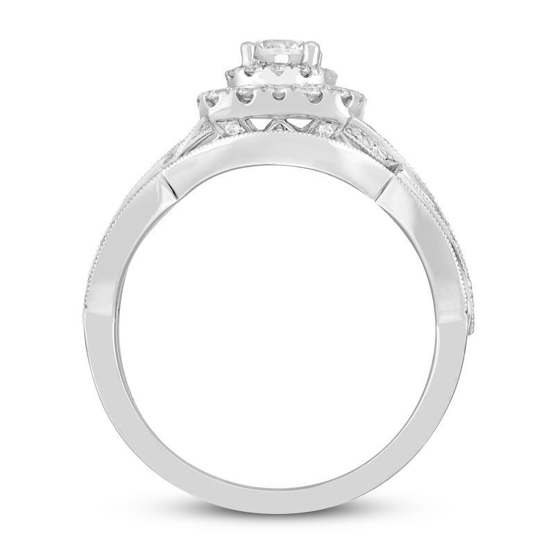 Main Image 3 of Previously Owned Neil Lane Bridal Set 7/8 ct tw Diamonds 14K White Gold