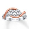 Thumbnail Image 1 of Previously Owned Ever Us Two-Stone Ring 2 ct tw Diamonds 14K Two-Tone Gold