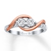 Thumbnail Image 1 of Previously Owned Ever Us Two-Stone Ring 3/4 ct tw Diamonds 14K Two-Tone Gold