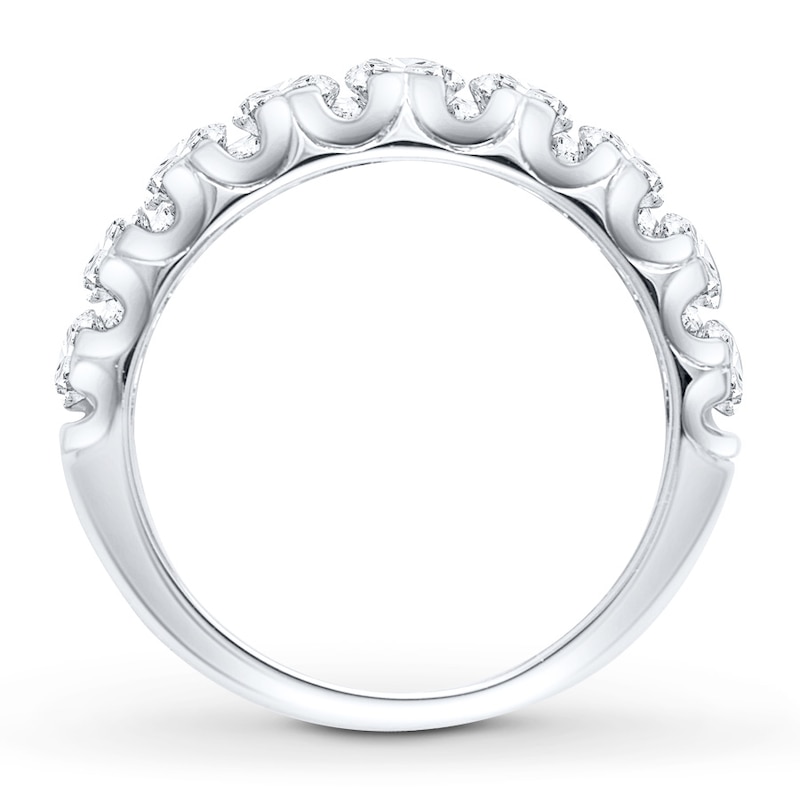 Main Image 2 of Previously Owned Diamond Anniversary Band 2 carat tw Round-cut 14K White Gold