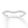 Thumbnail Image 1 of Previously Owned Diamond Anniversary Band 1/5 ct tw Round/Baguette 14K White Gold
