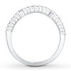 Thumbnail Image 2 of Previously Owned Diamond Anniversary Band 1/5 ct tw Round/Baguette 14K White Gold