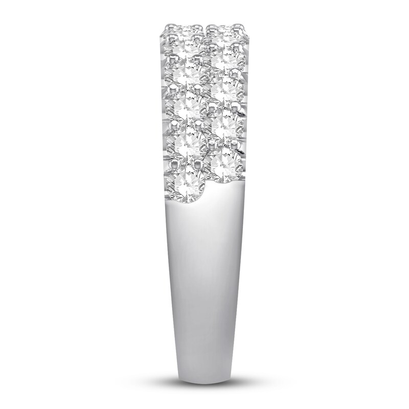 Main Image 3 of Previously Owned Diamond Anniversary Band 1-1/2 ct tw Round 14K White Gold
