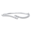 Thumbnail Image 1 of Previously Owned Ever Us Bangle Bracelet 1 ct tw Diamonds 14K White Gold