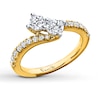 Thumbnail Image 3 of Previously Owned Ever Us Two-Stone Ring 1 ct tw Diamonds 14K Yellow Gold