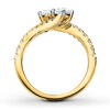 Thumbnail Image 4 of Previously Owned Ever Us Two-Stone Ring 1 ct tw Diamonds 14K Yellow Gold