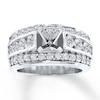 Thumbnail Image 1 of Previously Owned Diamond Ring Setting 1-5/8 ct tw Round-cut 14K White Gold