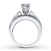 Thumbnail Image 2 of Previously Owned Diamond Ring Setting 1-5/8 ct tw Round-cut 14K White Gold