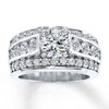 Thumbnail Image 3 of Previously Owned Diamond Ring Setting 1-5/8 ct tw Round-cut 14K White Gold