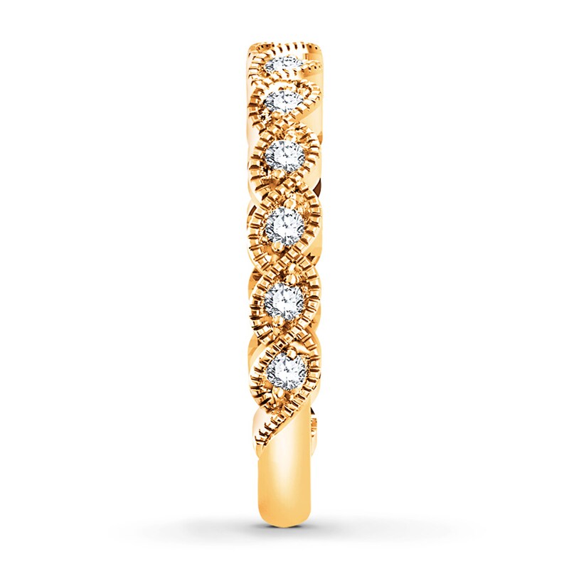 Main Image 3 of Previously Owned Diamond Anniversary Band 1/4 ct tw Round-cut 10K Yellow Gold