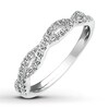 Thumbnail Image 4 of Previously Owned Diamond Anniversary Band 1/4 ct tw Round-cut 10K White Gold