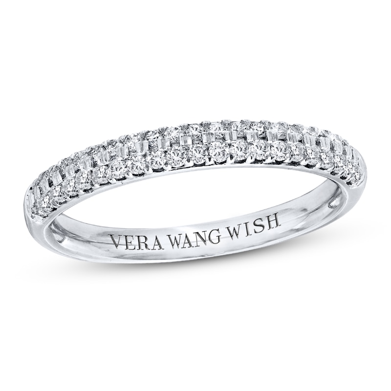 Main Image 1 of Previously Owned Vera Wang WISH 3/8 Carat tw Diamonds 14K White Gold Band