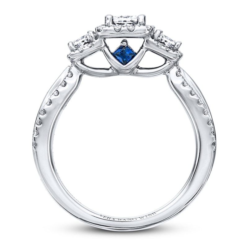 Main Image 2 of Previously Owned Vera Wang WISH 1 Carat tw Diamonds 14K White Gold Ring