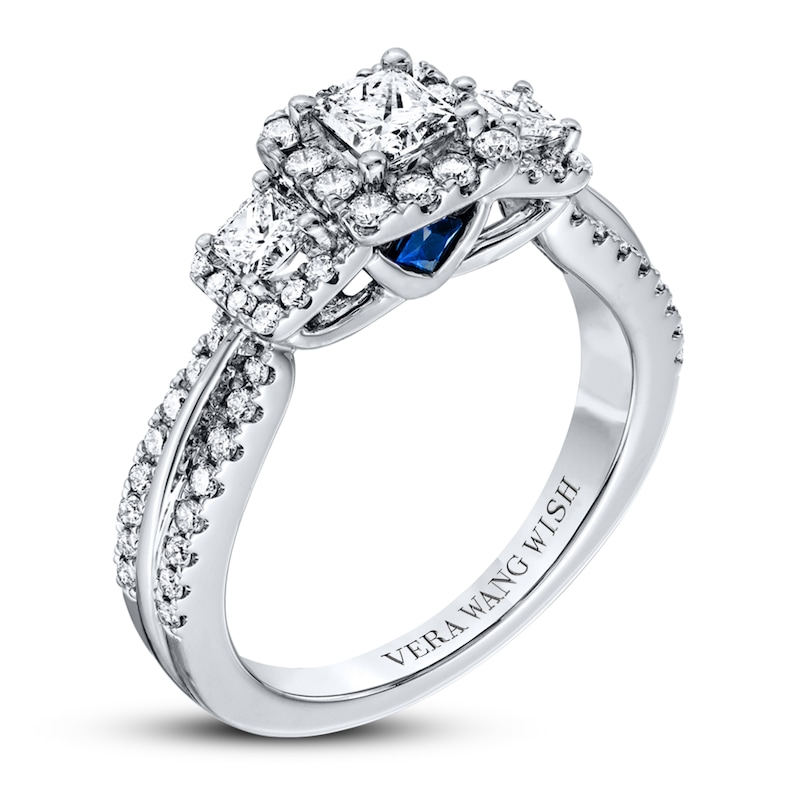 Main Image 3 of Previously Owned Vera Wang WISH 1 Carat tw Diamonds 14K White Gold Ring