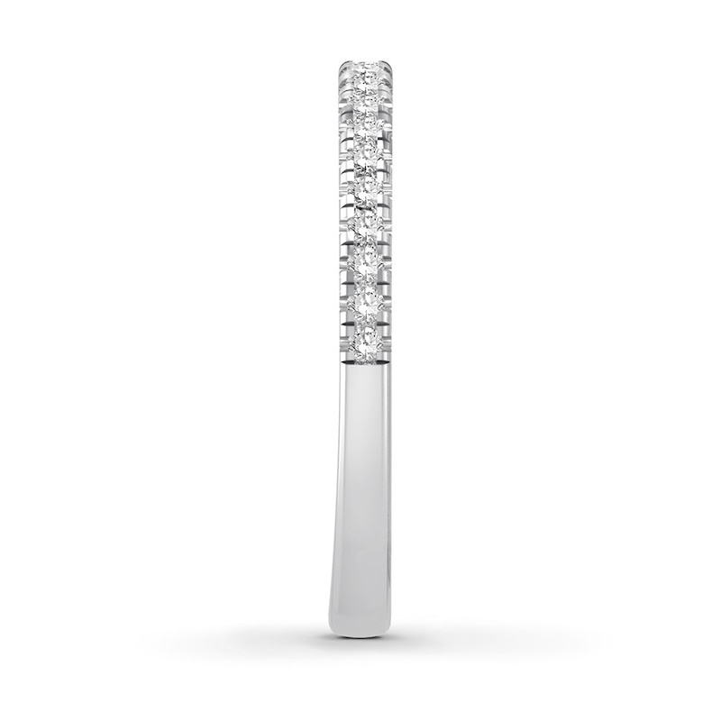 Main Image 3 of Previously Owned Colorless Diamond Anniversary Band 1/4 ct tw 14K White Gold