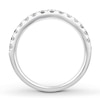Thumbnail Image 1 of Previously Owned Colorless Diamond Anniversary Band 1/2 ct tw 14K White Gold