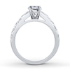 Thumbnail Image 2 of Previously Owned Colorless Diamond Ring Setting 3/4 ct tw Round 14K White Gold