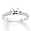 Thumbnail Image 1 of Previously Owned Diamond Ring Setting 5/8 carat tw Round 14K White Gold
