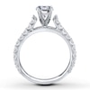 Thumbnail Image 2 of Previously Owned Diamond Ring Setting 5/8 carat tw Round 14K White Gold