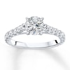 Thumbnail Image 3 of Previously Owned Diamond Ring Setting 5/8 carat tw Round 14K White Gold