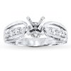 Thumbnail Image 1 of Previously Owned Diamond Ring Setting 3/8 ct tw Round-cut 14K White Gold