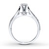 Thumbnail Image 2 of Previously Owned Diamond Ring Setting 3/8 ct tw Round-cut 14K White Gold