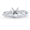 Thumbnail Image 1 of Previously Owned Diamond Ring Setting 1/6 ct tw Round-cut 14K White Gold