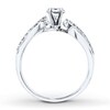 Thumbnail Image 2 of Previously Owned Diamond Ring Setting 1/6 ct tw Round-cut 14K White Gold