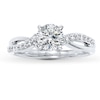 Thumbnail Image 3 of Previously Owned Diamond Ring Setting 1/6 ct tw Round-cut 14K White Gold