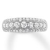 Thumbnail Image 1 of Previously Owned Diamond Anniversary Ring 7/8 ct tw Round-cut 14K White Gold