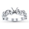 Thumbnail Image 1 of Previously Owned Diamond Ring Setting 1/15 ct tw Bezel-set Round 14K White Gold