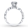 Thumbnail Image 2 of Previously Owned Diamond Ring Setting 1/15 ct tw Bezel-set Round 14K White Gold