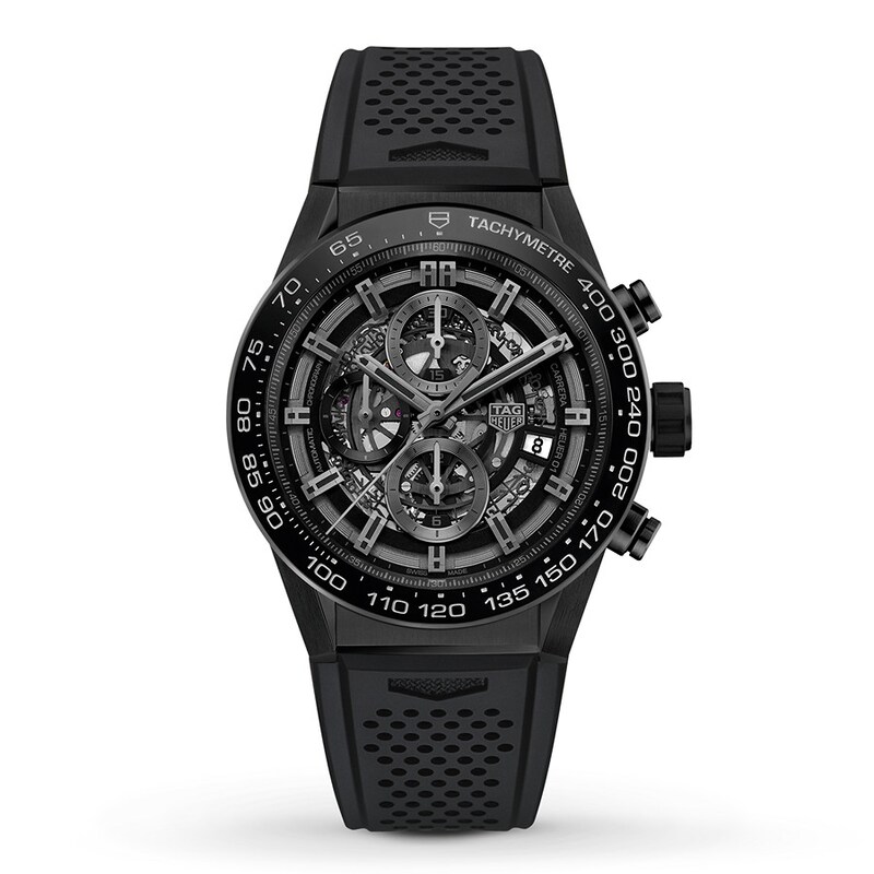 Main Image 1 of Previously Owned TAG Heuer Men's Chronograph Watch CARRERA H01 CAR2A91.FT6071