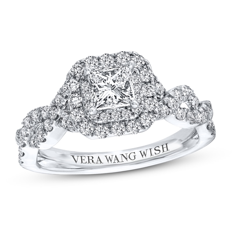 Main Image 1 of Previously Owned Vera Wang WISH 1 Carat tw Diamonds 14K White Gold Ring