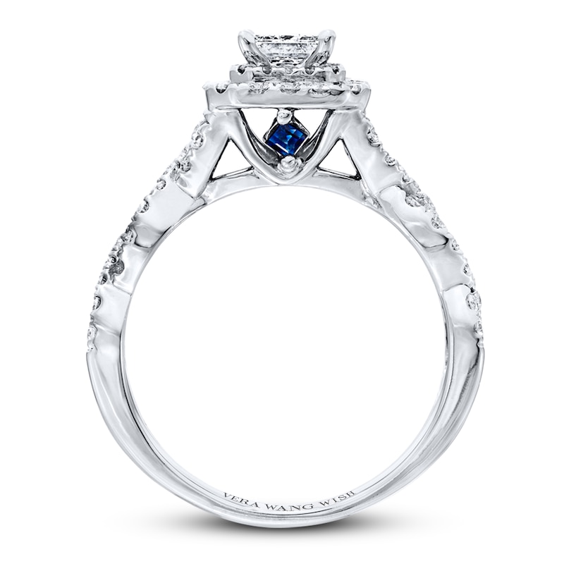 Main Image 2 of Previously Owned Vera Wang WISH 1 Carat tw Diamonds 14K White Gold Ring