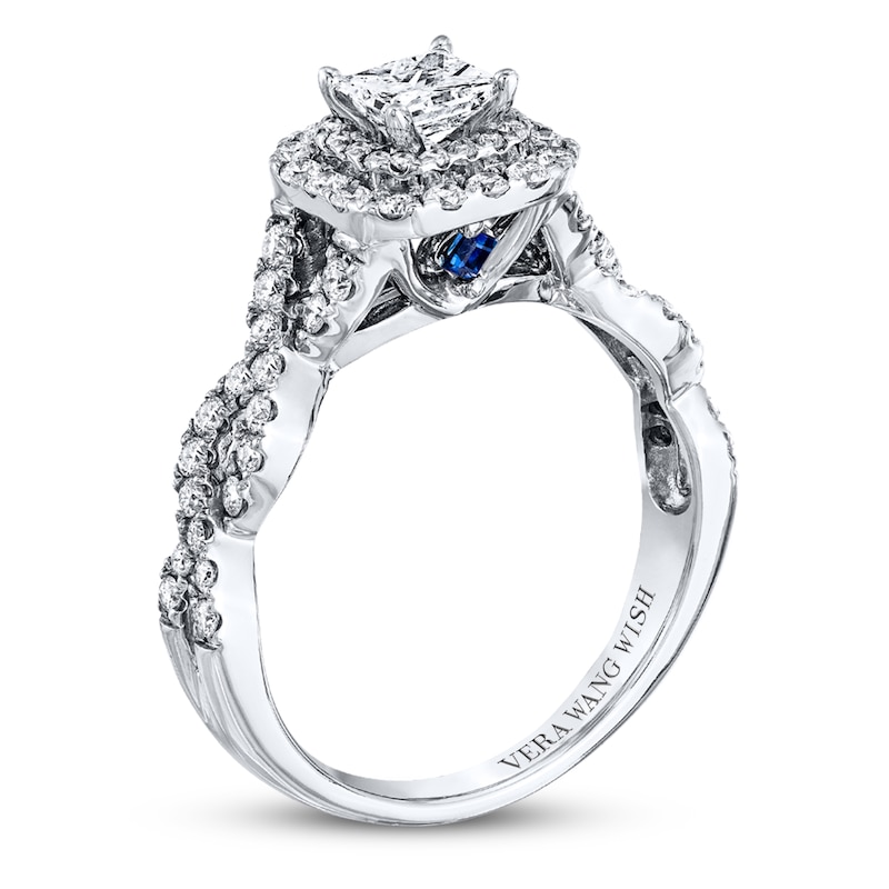 Main Image 3 of Previously Owned Vera Wang WISH 1 Carat tw Diamonds 14K White Gold Ring