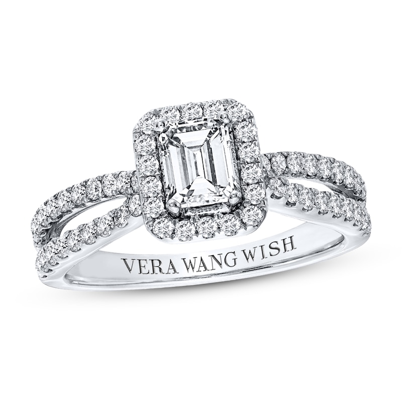 Main Image 1 of Previously Owned Vera Wang WISH 1 Carat tw Diamonds 14K White Gold Ring