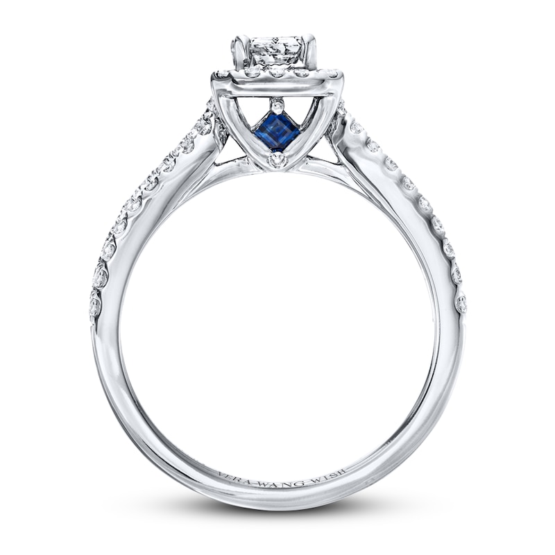 Main Image 2 of Previously Owned Vera Wang WISH 1 Carat tw Diamonds 14K White Gold Ring