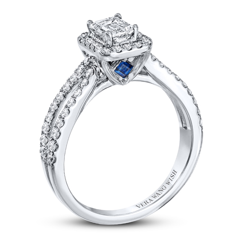 Main Image 3 of Previously Owned Vera Wang WISH 1 Carat tw Diamonds 14K White Gold Ring