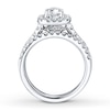 Thumbnail Image 2 of Previously Owned Diamond Bridal Set 1 ct tw Round-cut 14K White Gold