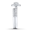 Thumbnail Image 3 of Previously Owned Diamond Bridal Set 1 ct tw Round-cut 14K White Gold