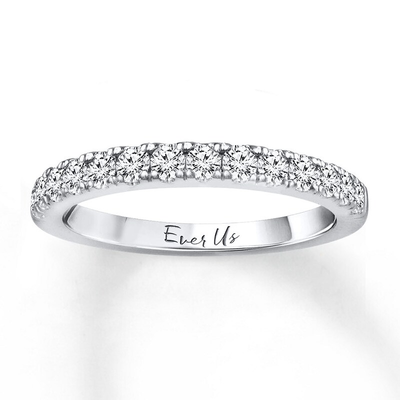Main Image 1 of Previously Owned Ever Us Diamond Band 1/2 carat tw 14K White Gold