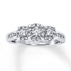 Thumbnail Image 0 of Previously Owned Diamond 3-Stone Ring 1/2 ct tw Round-cut 14K White Gold