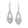 Thumbnail Image 1 of Previously Owned Lois Hill Earrings 5/8 ct tw Diamonds Sterling Silver